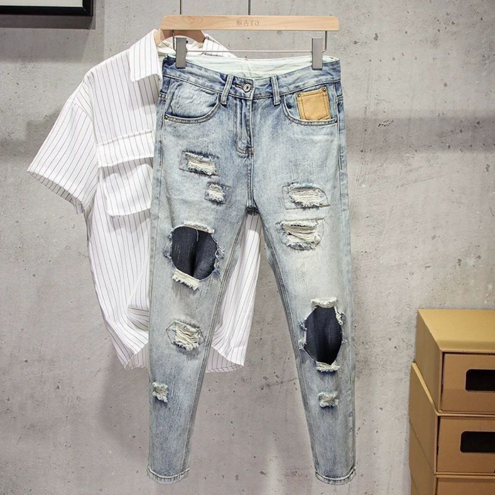 Retro Track Pant - Fashion Luxury Washed Hip Hop Vintage
