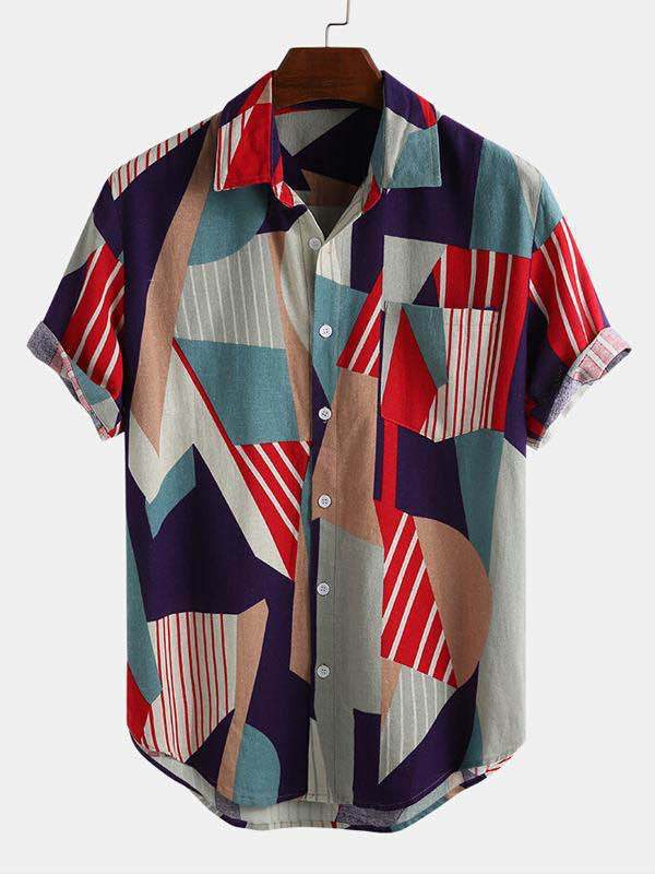 Printed Floral Shirt - Small Niche Design Printed Shirt with