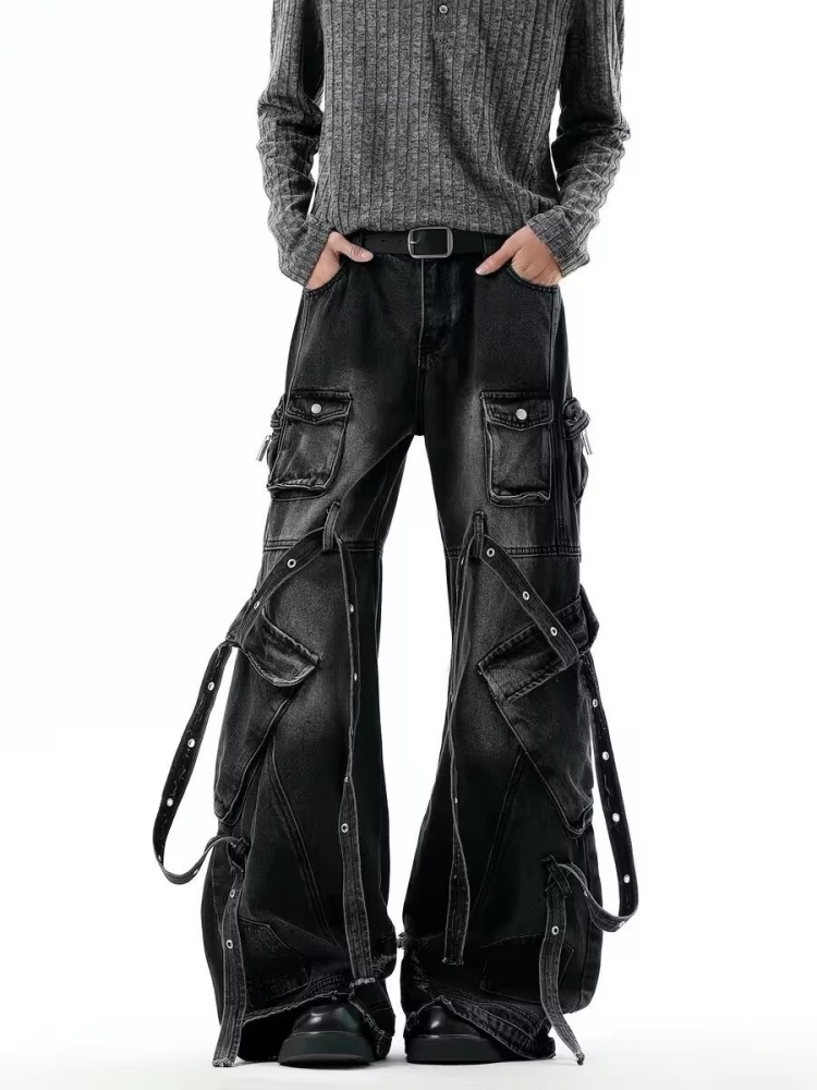 Retro Track Pant - 2026 Punk Y2K Style Multi Pockets