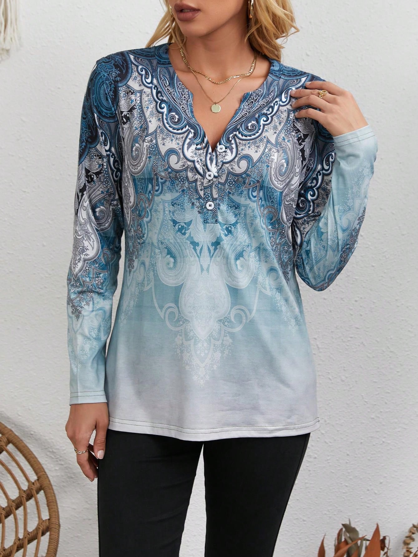 Women's Ethnic-Style Top: Vint - Vintage Fashion Shop 评论和价格