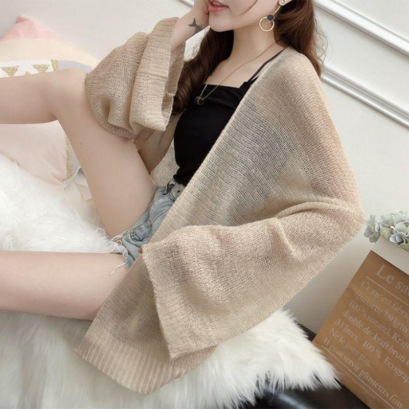 Spring Autumn Sheer Knit Cardi - Crop Cardigan Vintage 评论和价格