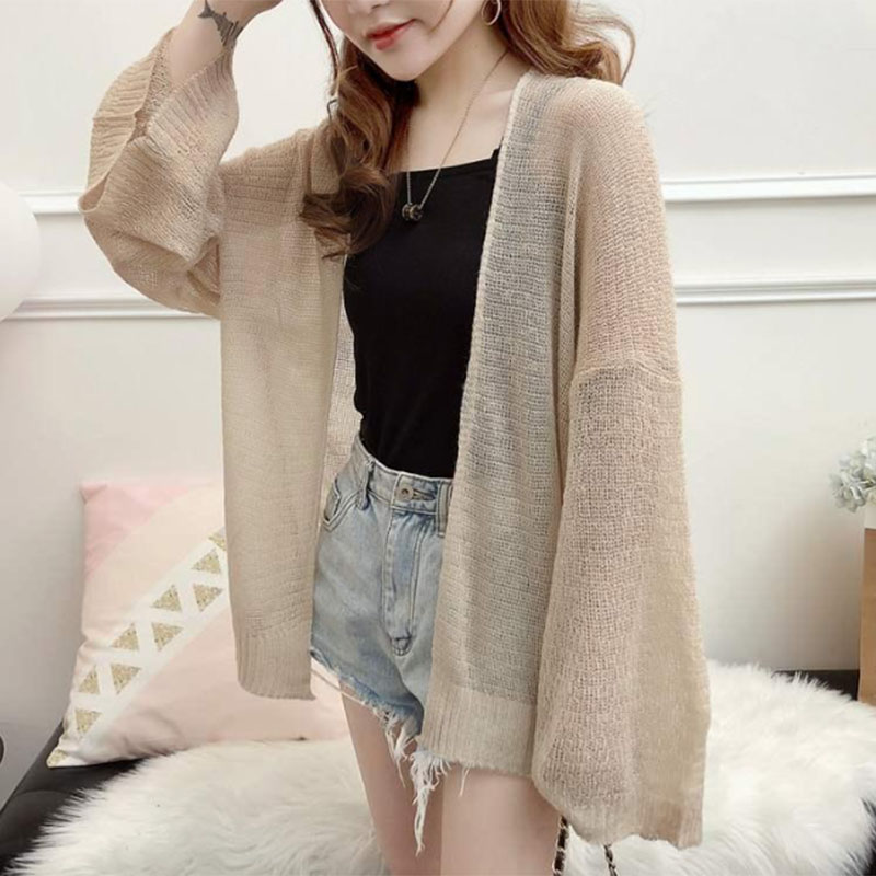 Spring Autumn Sheer Knit Cardi - Crop Cardigan Vintage 评论和价格