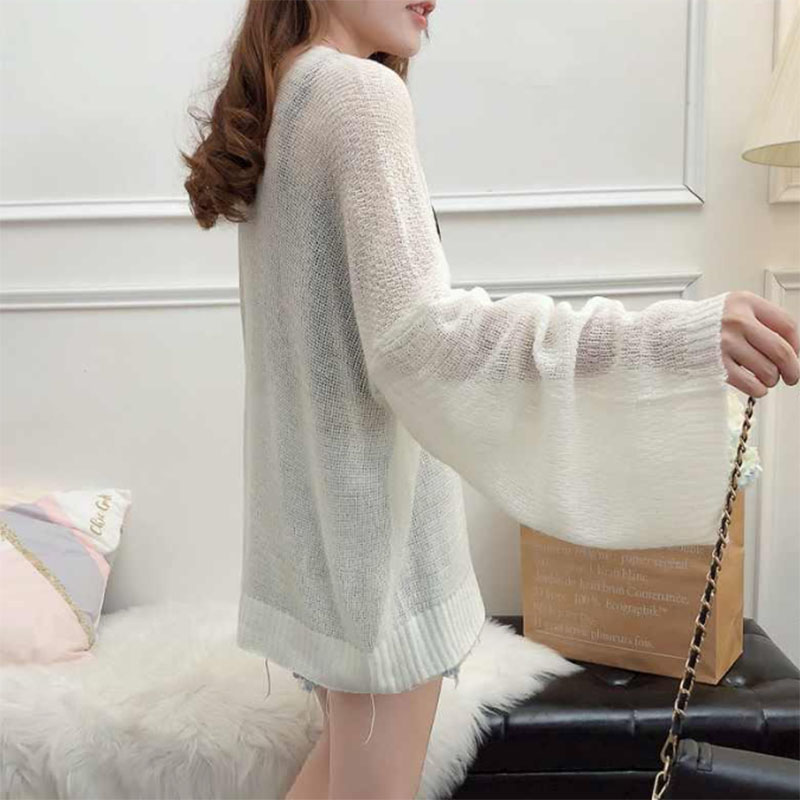 Spring Autumn Sheer Knit Cardi - Crop Cardigan Vintage 评论和价格