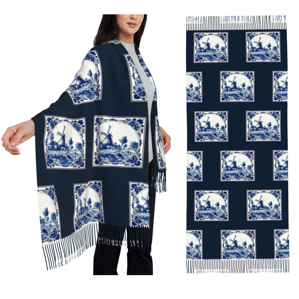 DUTCH BLUE DELFT Vintage Windm - Vintage Fashion Shop 评论和价格