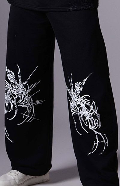 Men Printed Cotton Relaxed Fit - Retro Track Pant 评论和价格