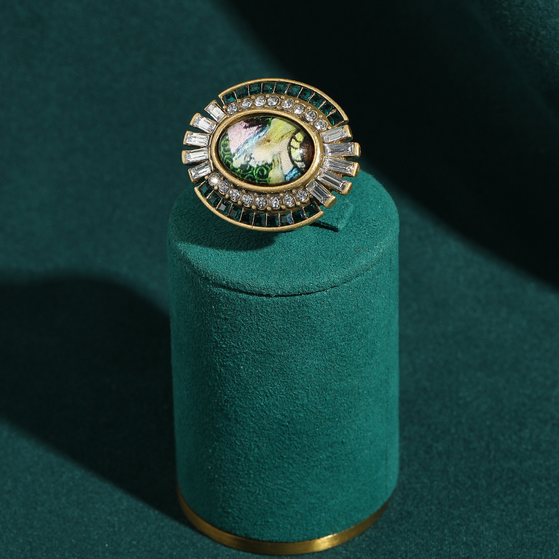 Vintage Gold Color Rings Emera - Vintage Fashion Trends 2025 评论和价格