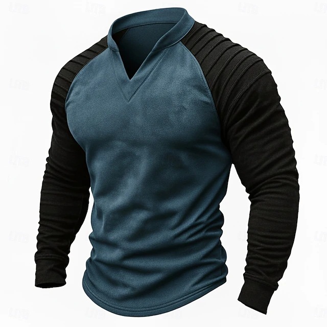 Vintage Distressed Henley Ragl - Vintage Fashion Mens 评论和价格
