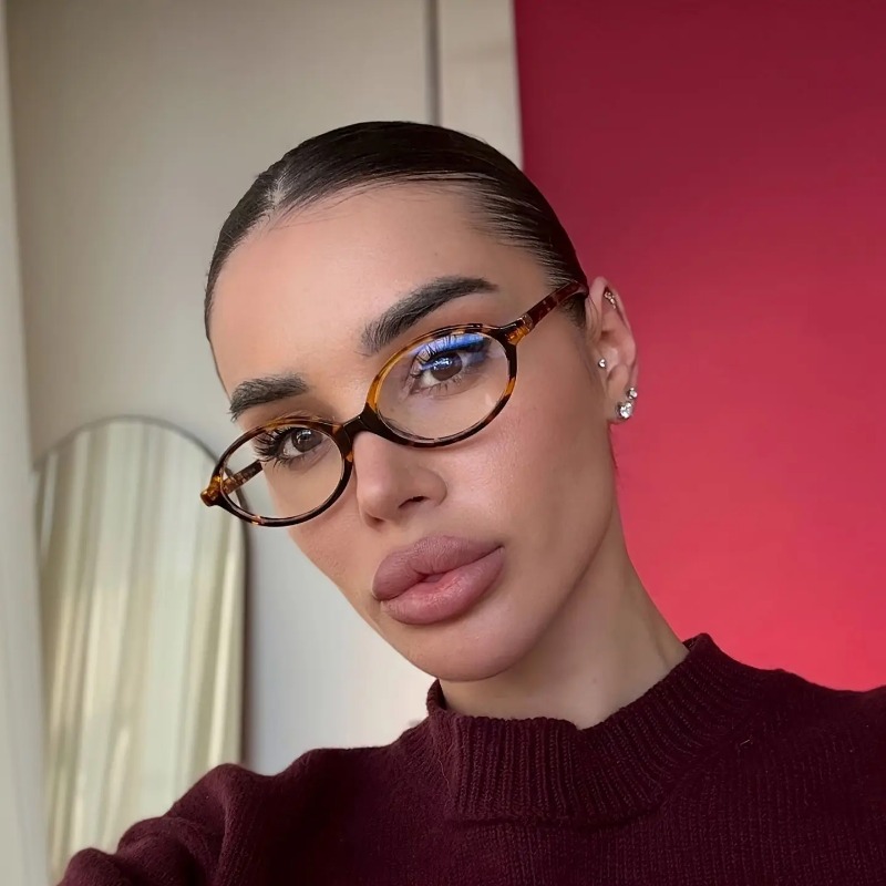 Vintage Oval Sunglasses Women  - Vintage Fashion Designer 评论和价格