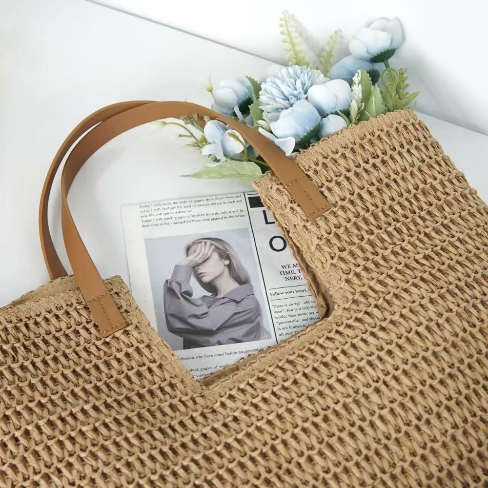 Travel Vintage Style Straw Sho - Vintage Fashion Shop 评论和价格