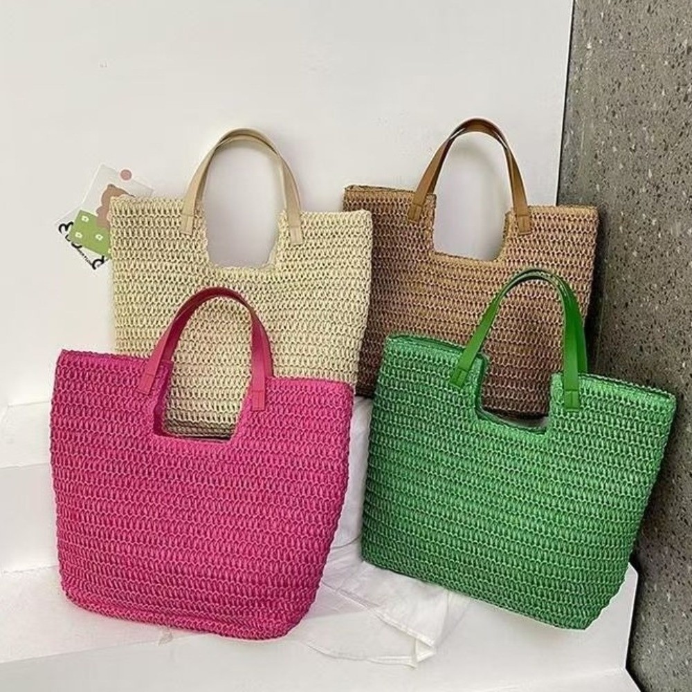 Travel Vintage Style Straw Sho - Vintage Fashion Shop 评论和价格