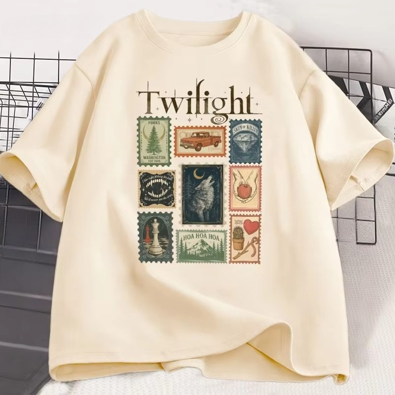 Vintage Twilight Forks T-shirt - Vintage Fashion Books 评论和价格
