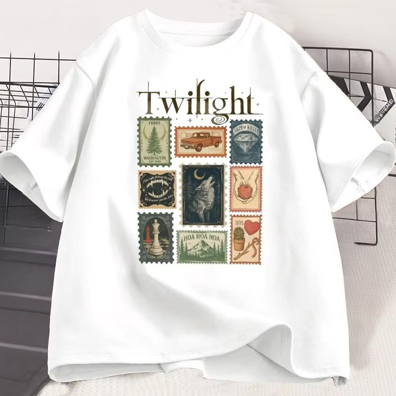 Vintage Twilight Forks T-shirt - Vintage Fashion Books 评论和价格