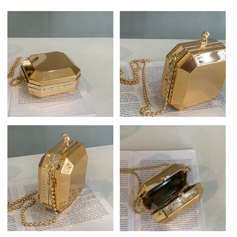 Mini Luxury Gold Party Evening - Vintage Fashion Shop 评论和价格