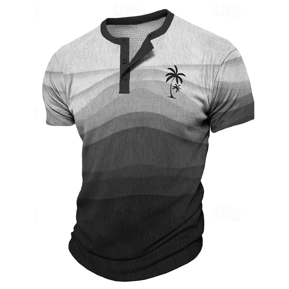 Men's T-Shirt Funny 3D Coconut - Printed Floral Shirt 评论和价格