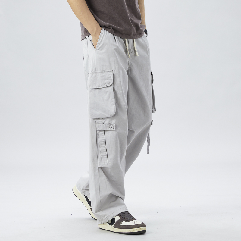 Multi-pocket Cargo Pants Men A - Retro Track Pant 评论和价格