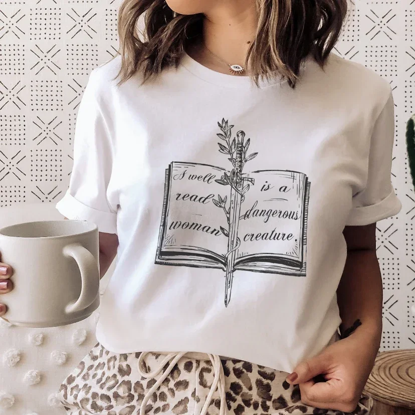 Books Cats Tarot Vintage Tee F - Vintage Fashion Books 评论和价格