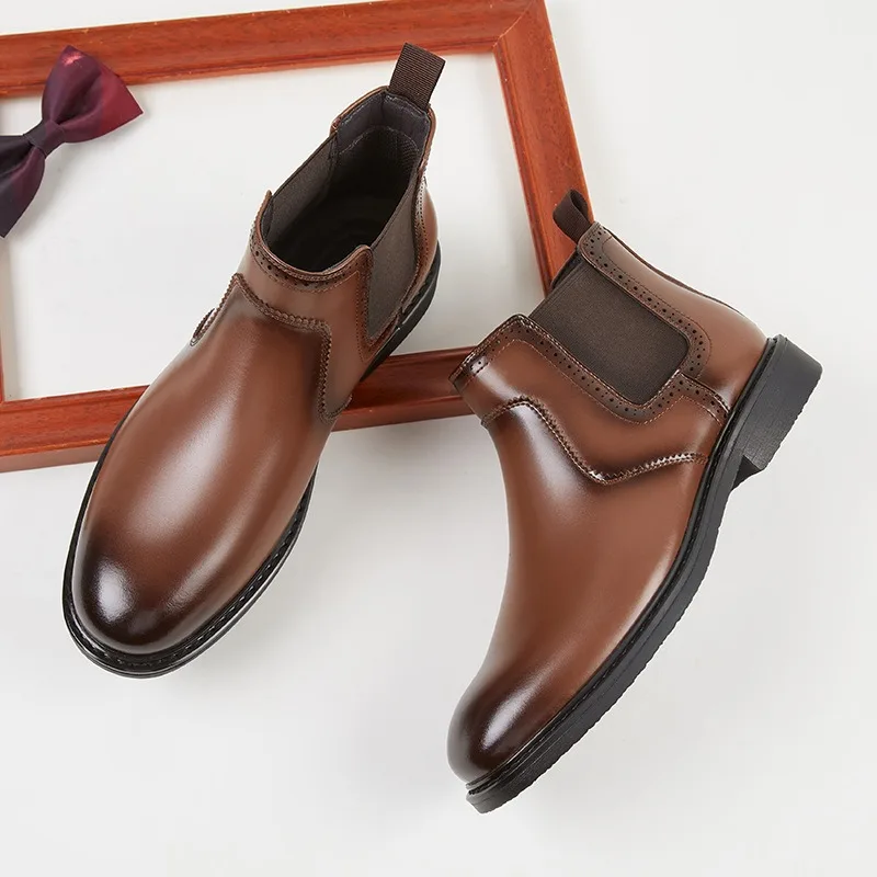 Vintage Mens Leather Oxford Bo - Vintage Fashion Mens 评论和价格