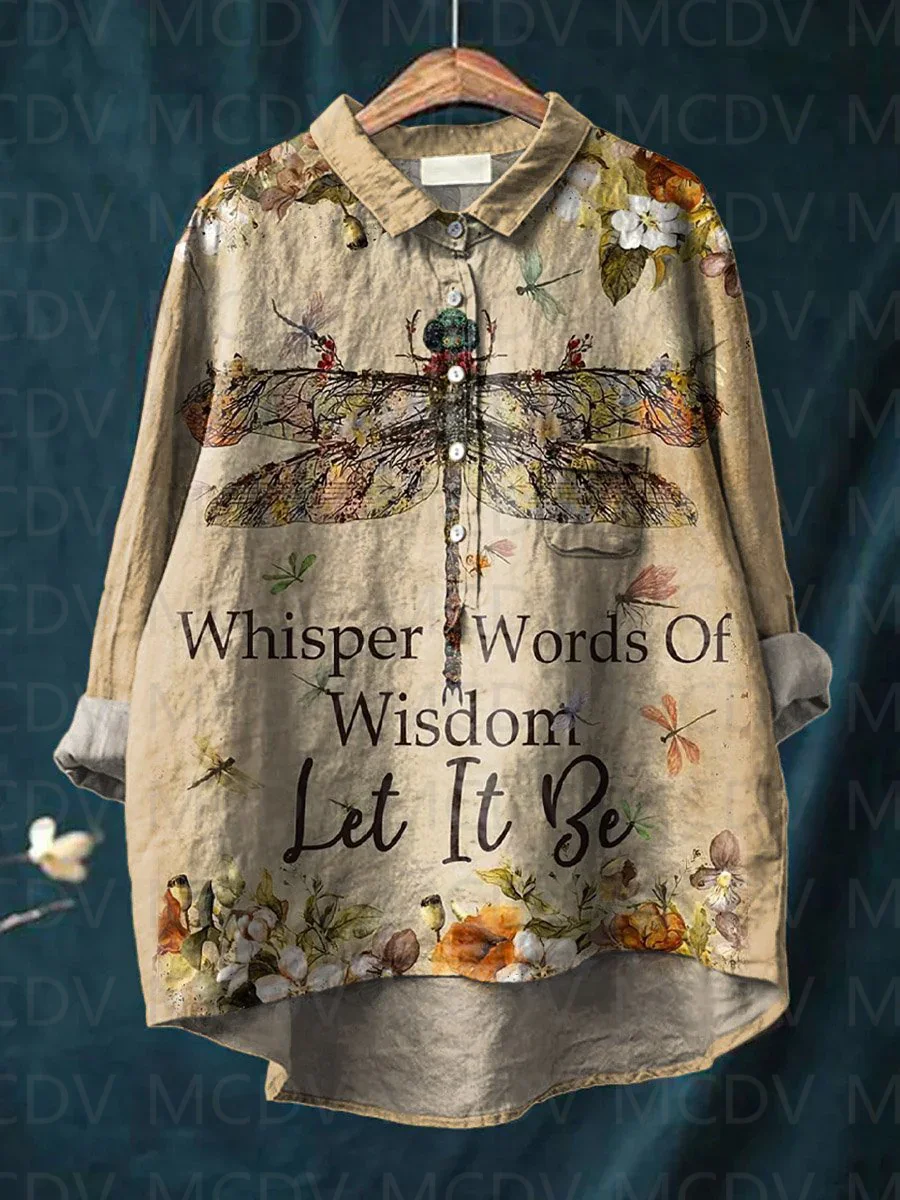 Vintage Peace And Love Floral  - Printed Floral Shirt 评论和价格