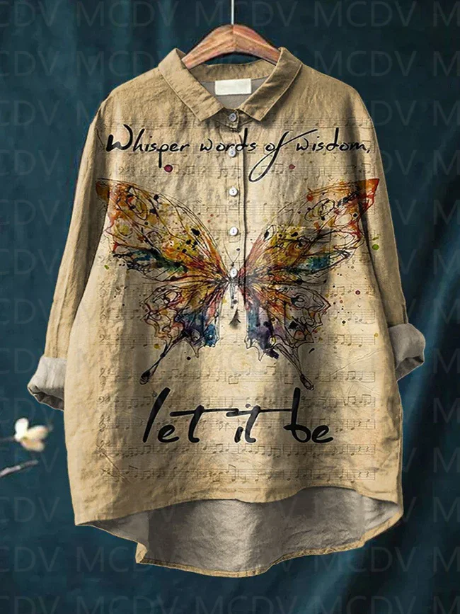 Vintage Peace And Love Floral  - Printed Floral Shirt 评论和价格