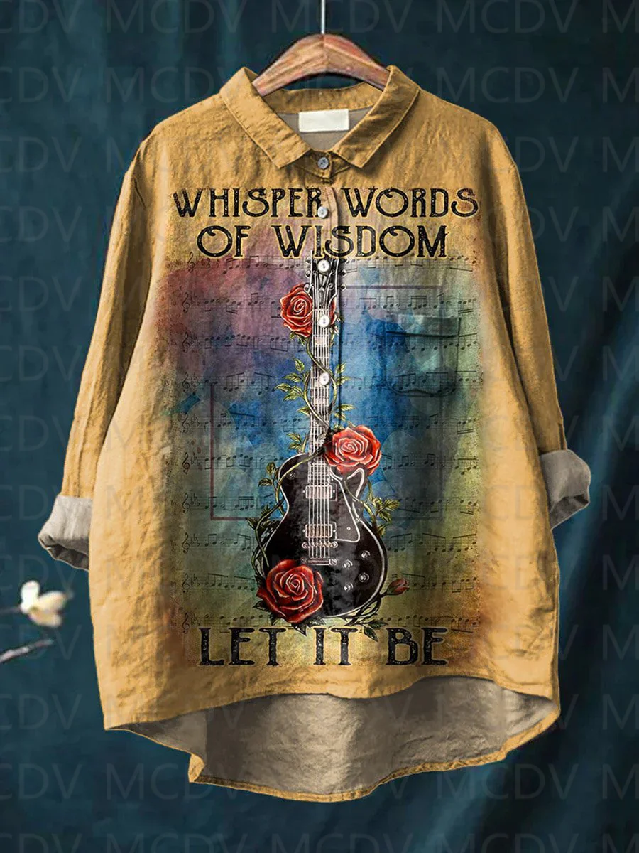 Vintage Peace And Love Floral  - Printed Floral Shirt 评论和价格