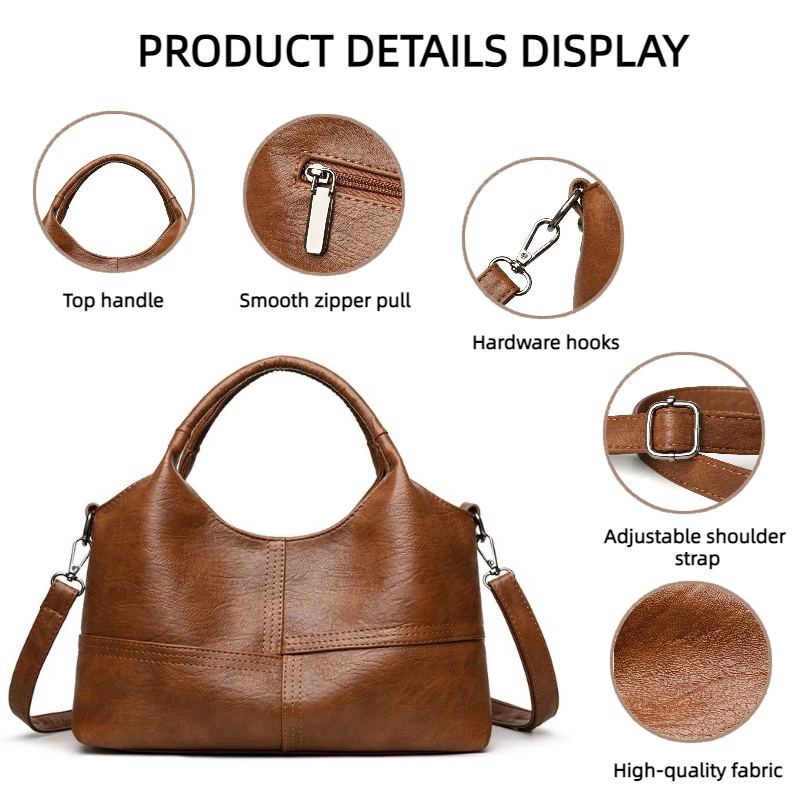 Vintage Faux Leather Tote Bag  - Vintage Fashion Shop 评论和价格