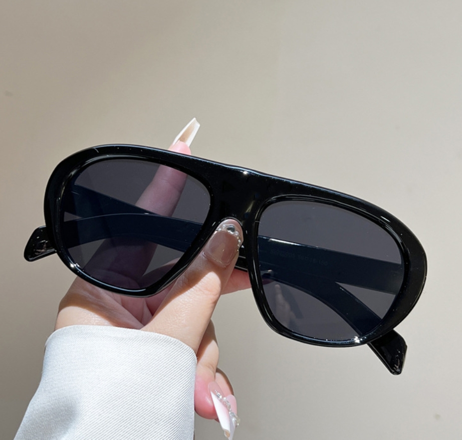 New Oversized Pilot Sunglasses - Vintage Fashion Designer 评论和价格