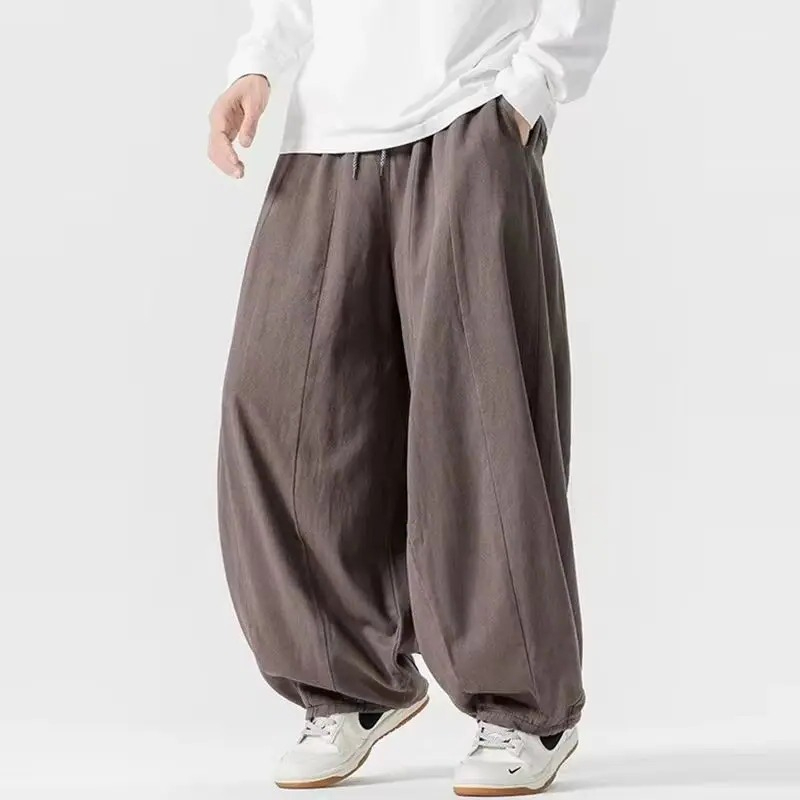 Japanese Style 100% Cotton Men - Retro Track Pant 评论和价格