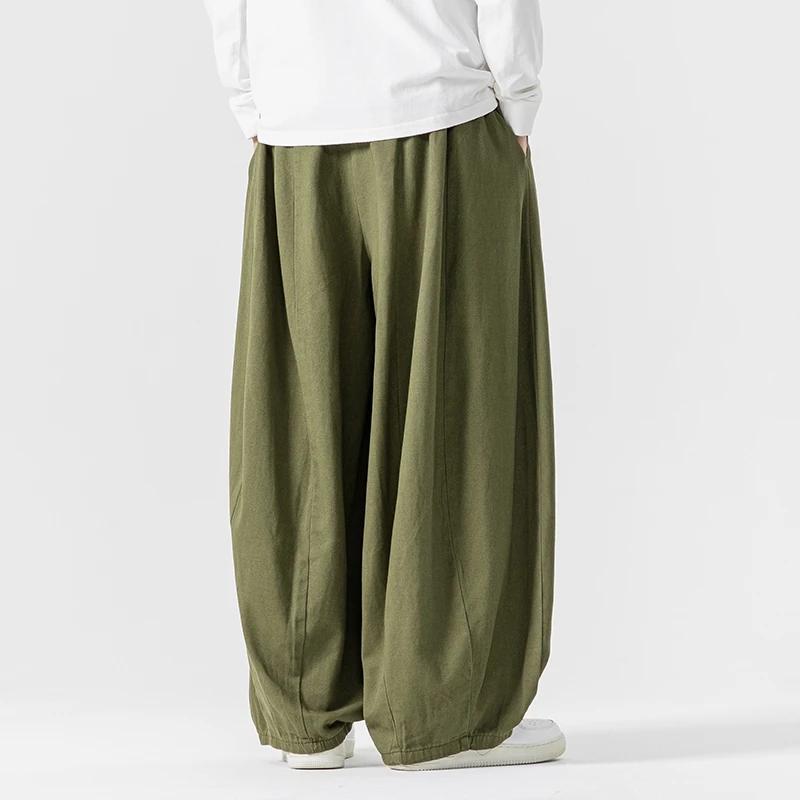 Japanese Style 100% Cotton Men - Retro Track Pant 评论和价格