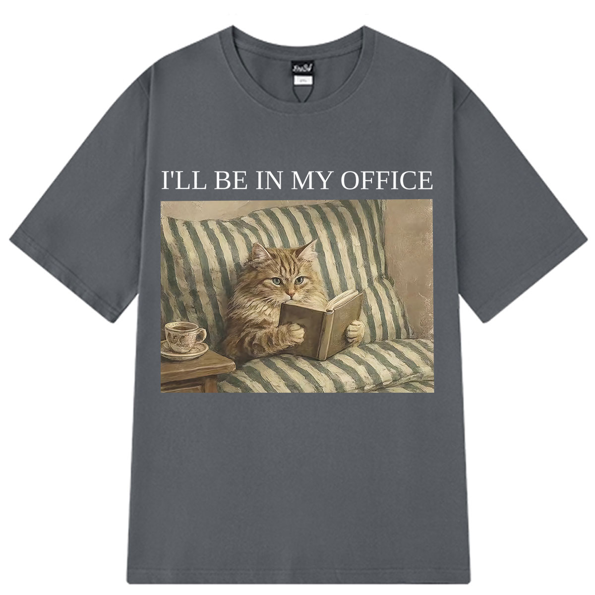 Ill Be in My Office Cat Funny  - Vintage Fashion Books 评论和价格