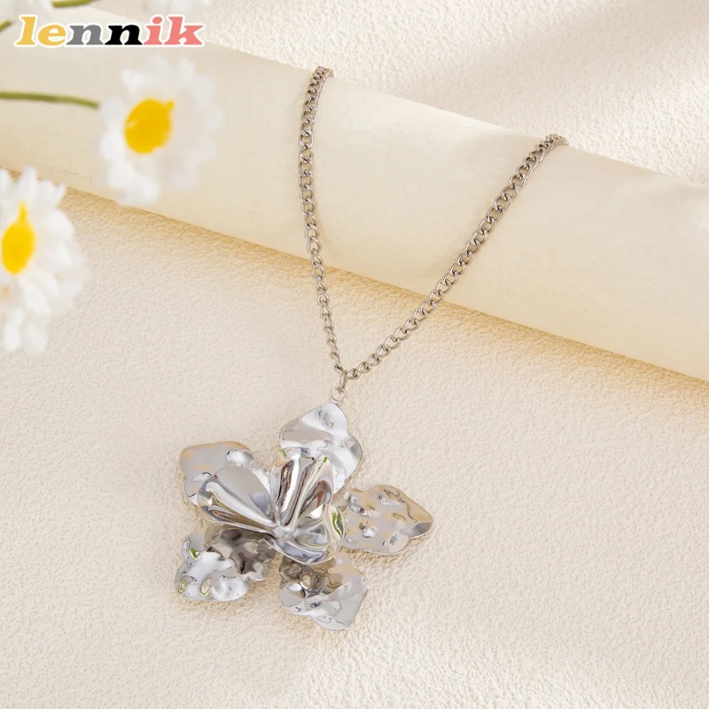 Vintage 3D Flower Necklace Set - Vintage Fashion Instagram 评论和价格