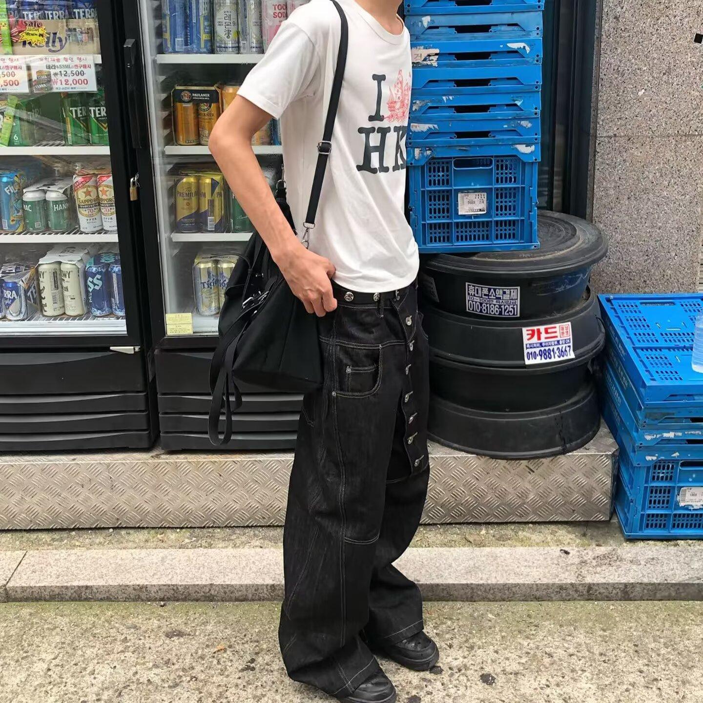 Men's Curved Single Breasted B - Retro Track Pant 评论和价格