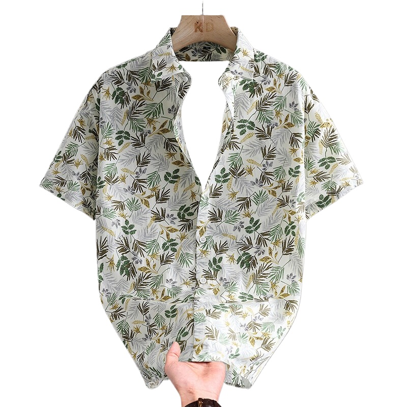 Hot Selling Summer Hawaiian Co - Printed Floral Shirt 评论和价格